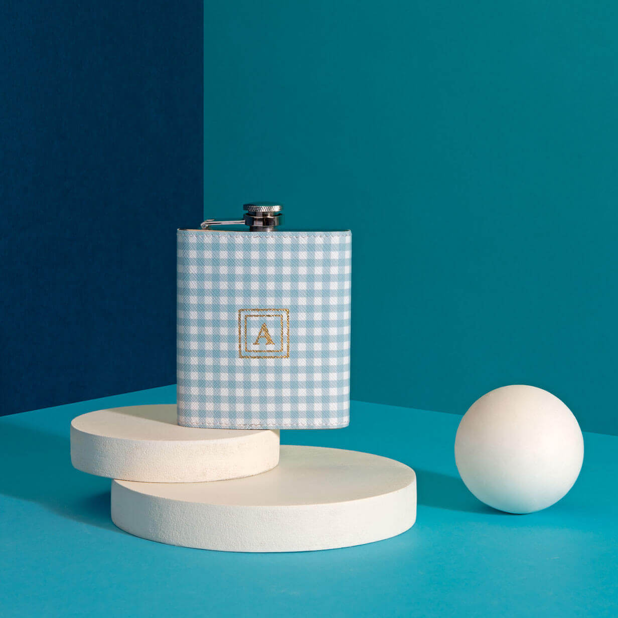 Pattern Of Joy - Blue Hip Flask 1 Pattern Of Joy – Blue Hip Flask