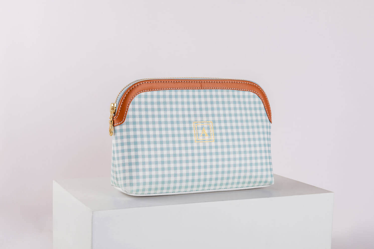 Pattern Of Joy Blue Oval All Purpose Pouch - Set of 3 6 Blue Pouches Set