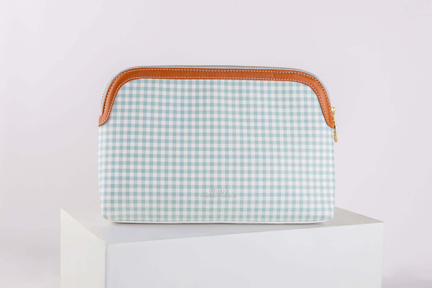 Pattern Of Joy Blue Oval All Purpose Pouch - Set of 3 4 Blue Pouches Set