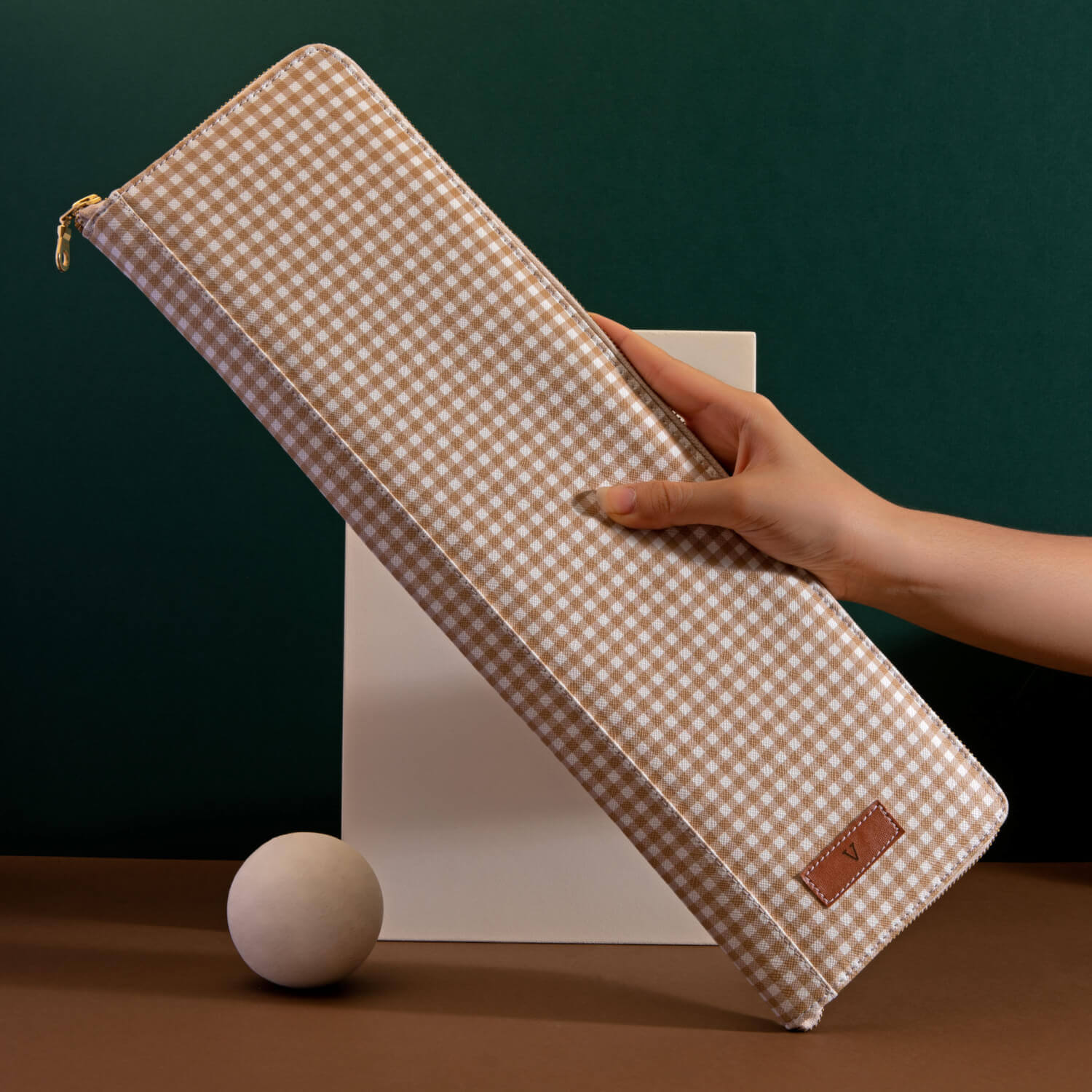 Pattern Of Joy Brown Tie Case