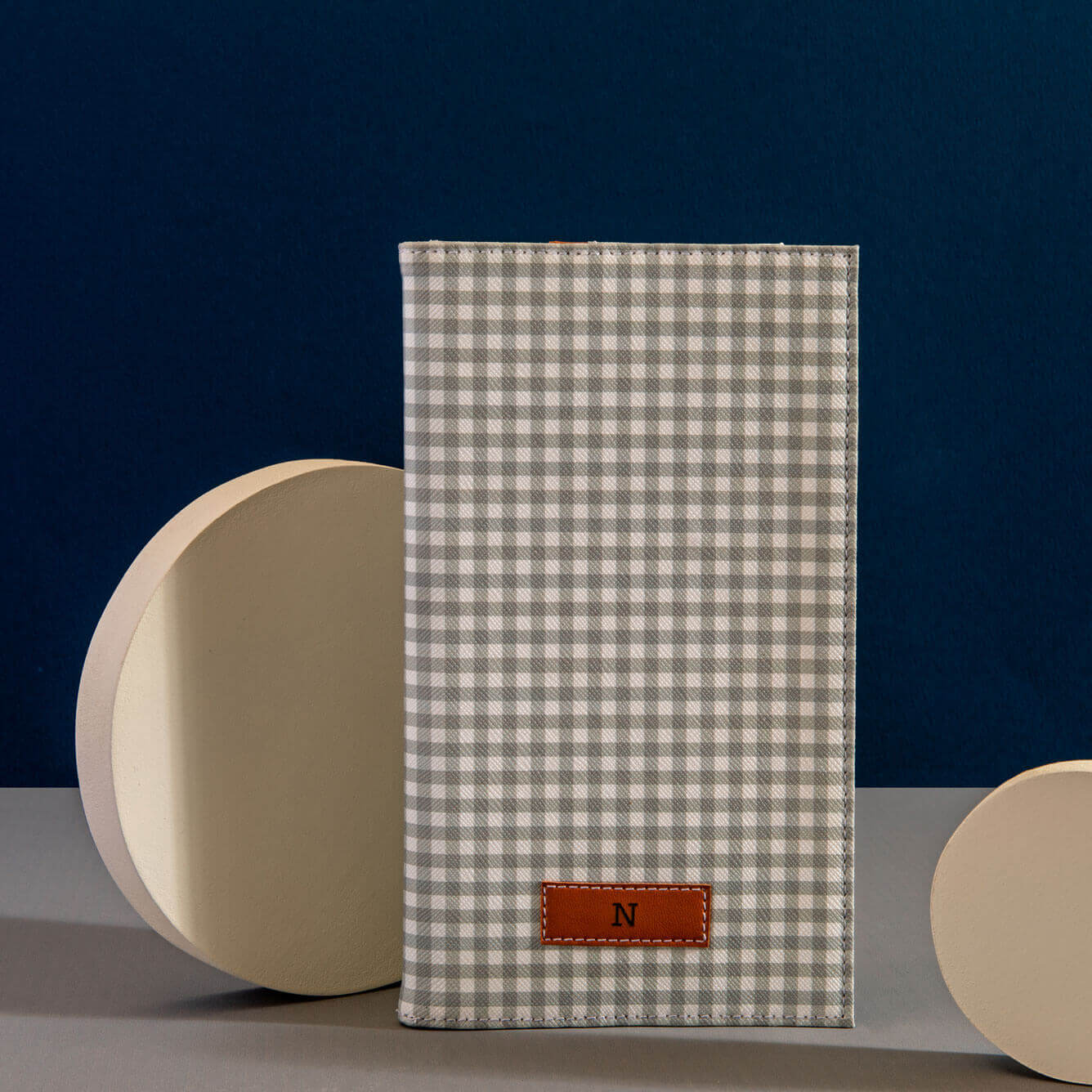 Grey Passport Organizer