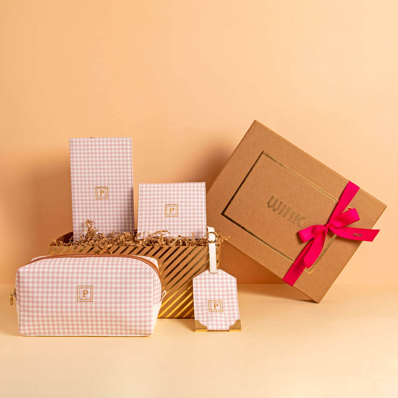 Pattren Of Joy Pink Hamper 1