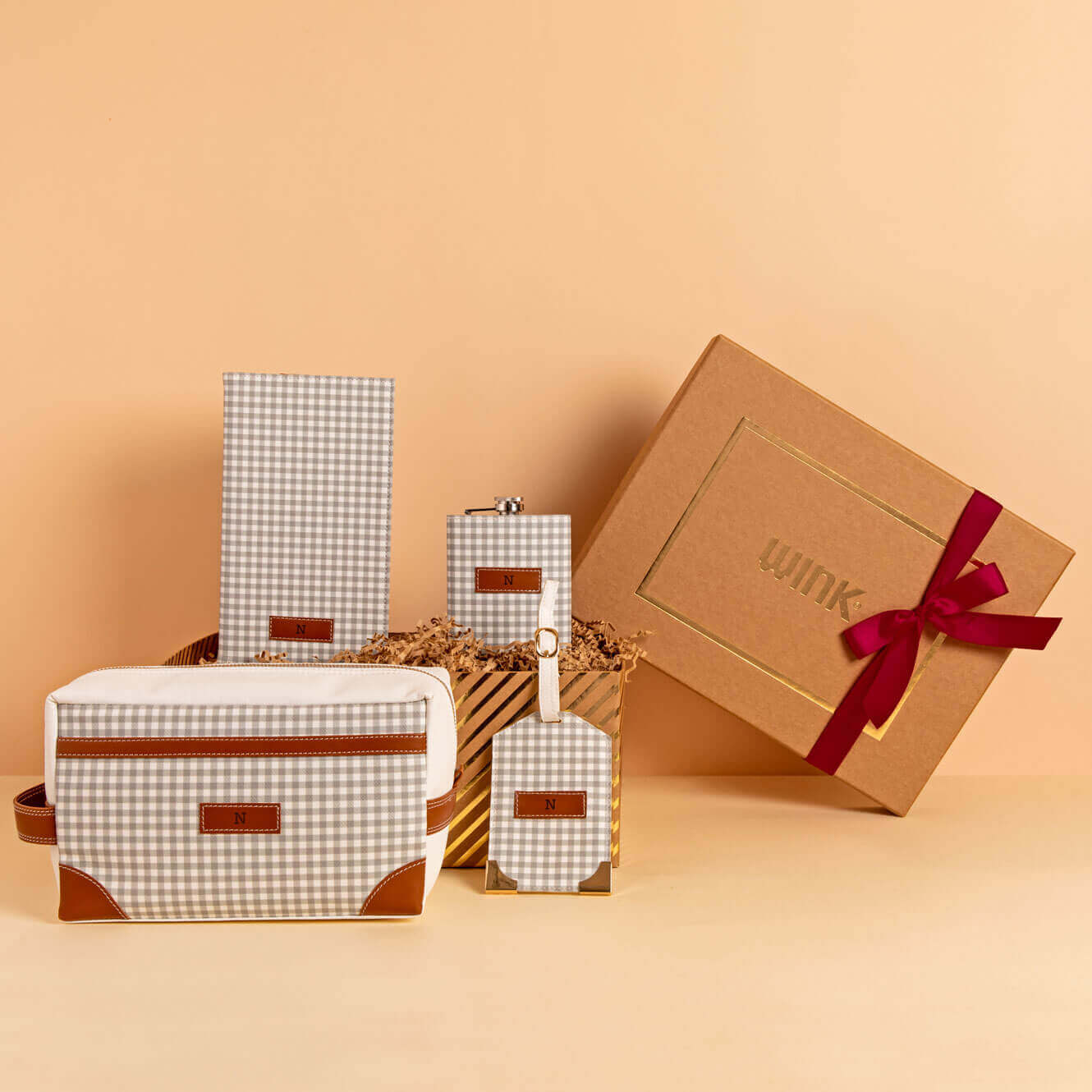 Pattern Of Joy Grey Hamper 1