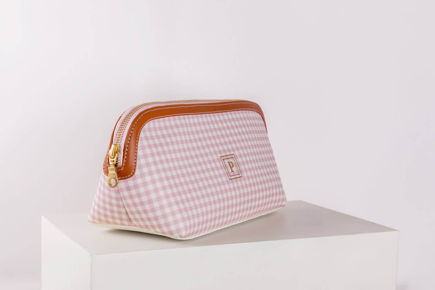 Patern Of Joy Pink Wide Base Make Pouch - Set of 2 3 Pink Makeup Pouch