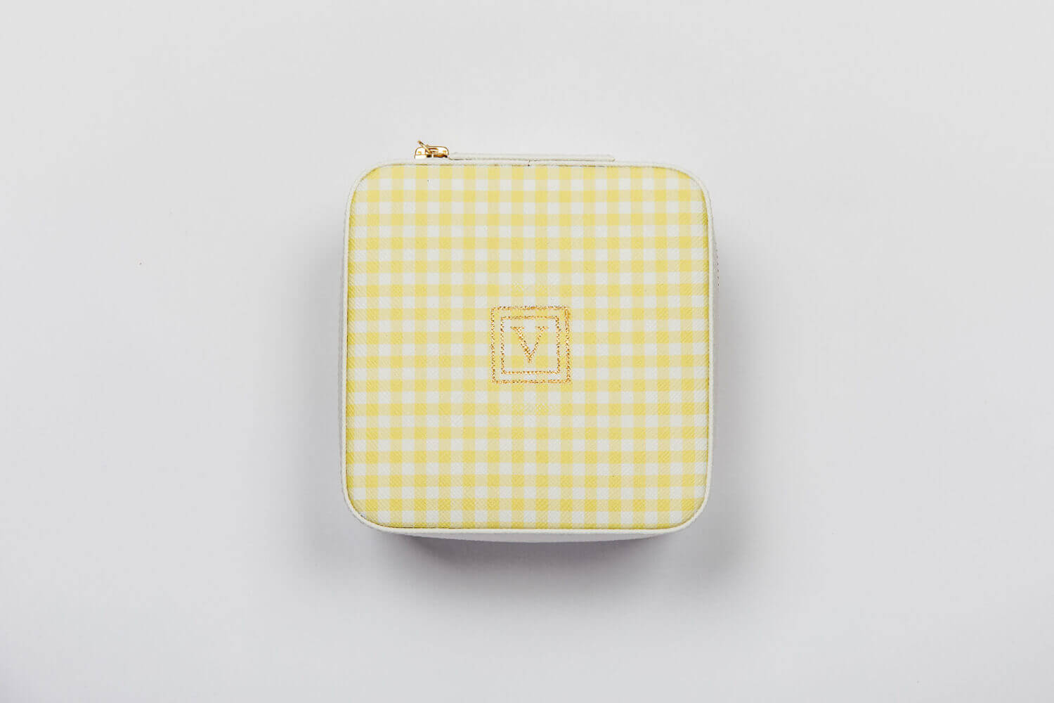 Pattern Of Joy Yellow Jewelry Organizer