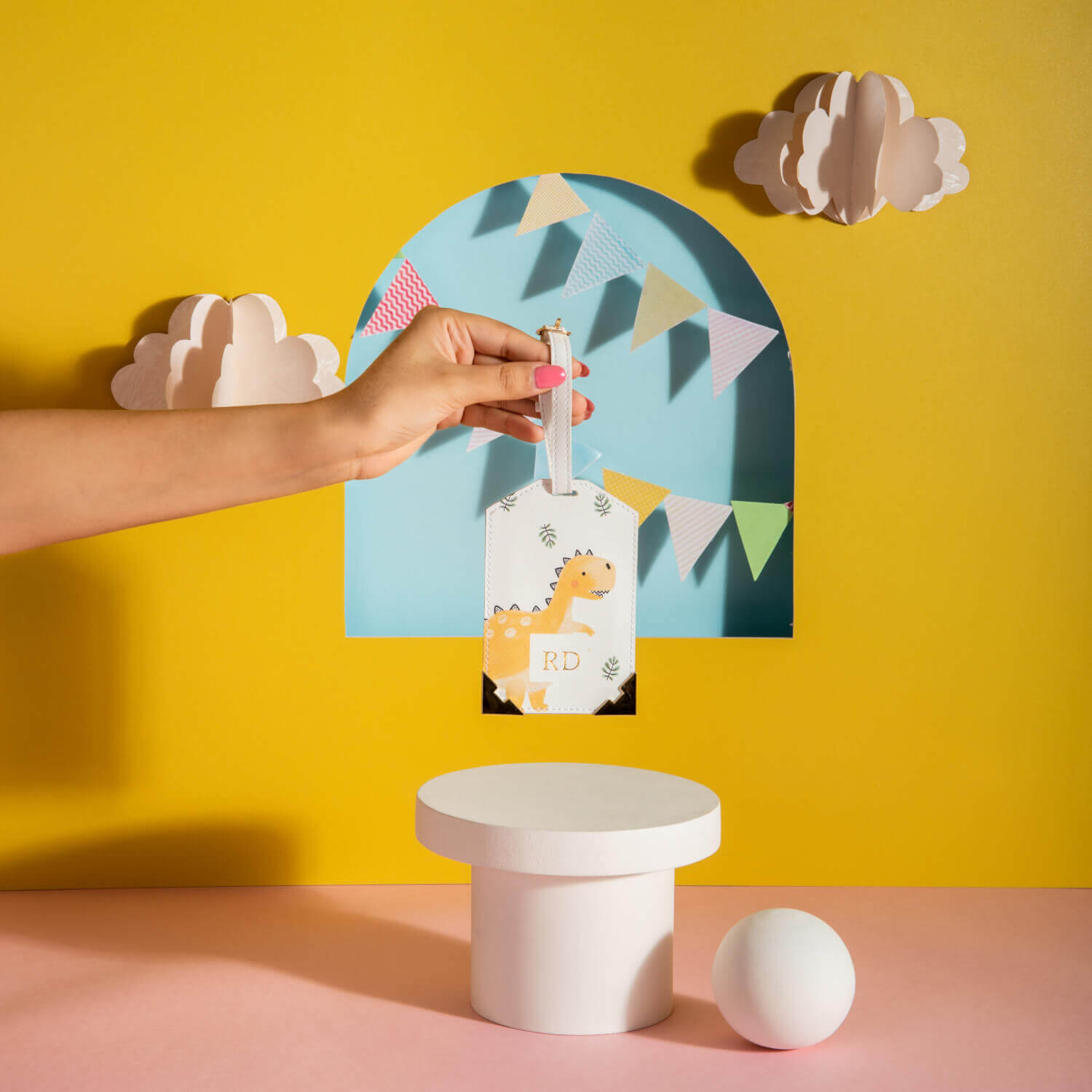 Lil Dino Luggage Tag