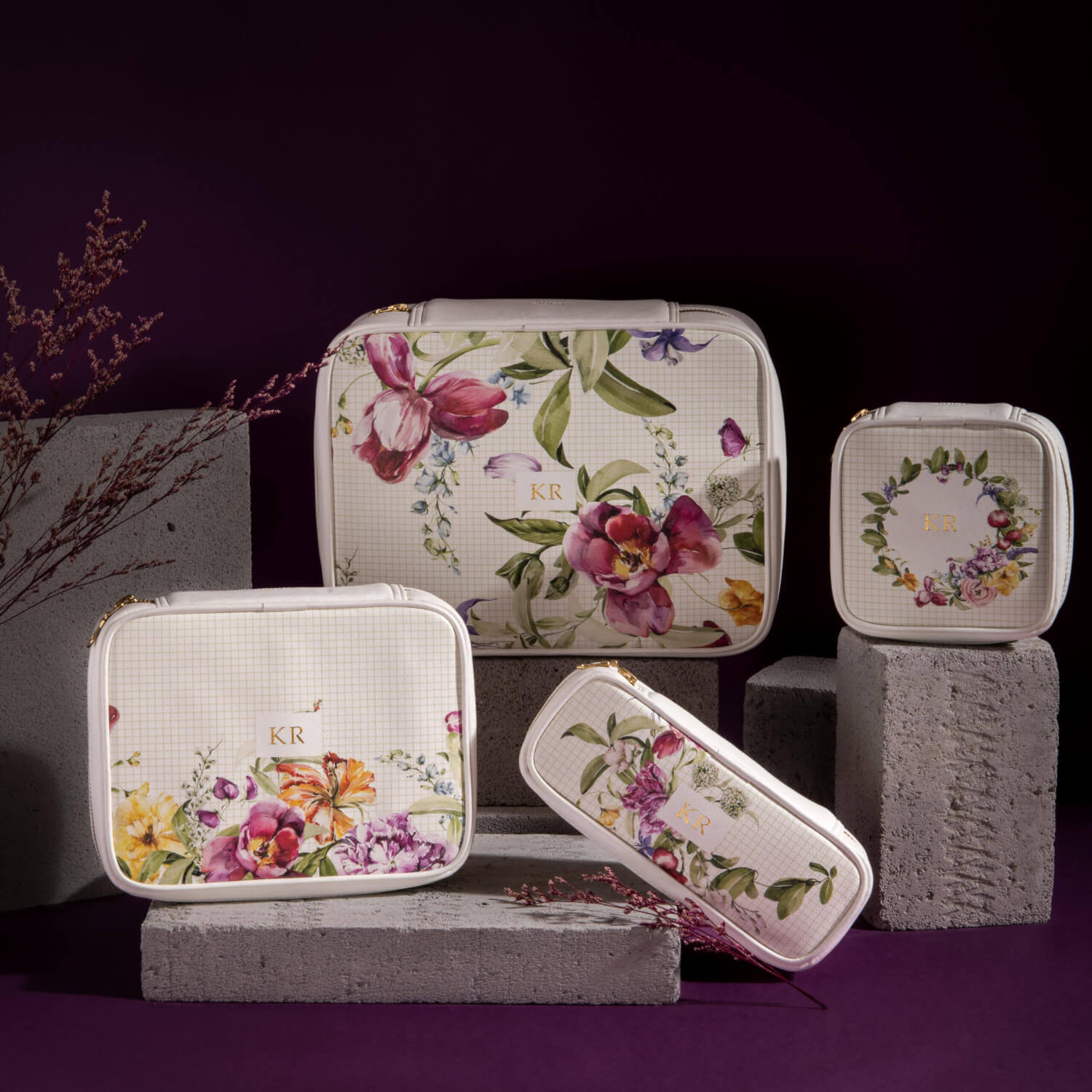 Sangria Signature Pouches Set