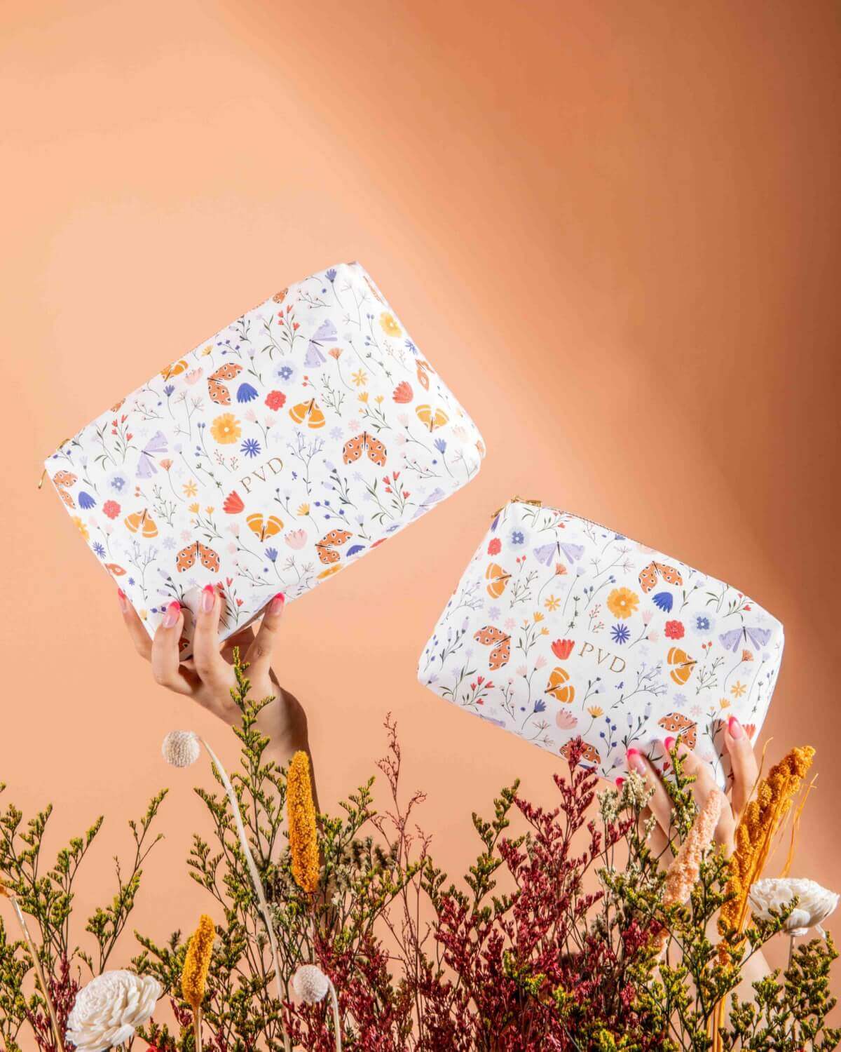 Sweet Meadows Soft Pouches - Set Of 2 1 Sweet Meadows Soft Pouches