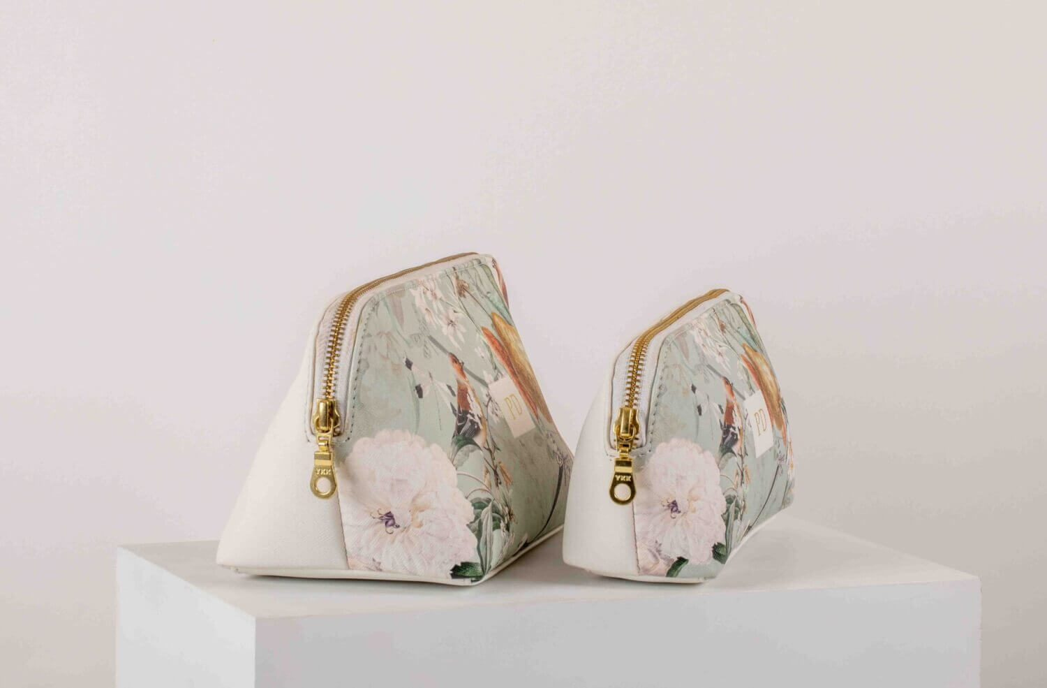 Timeless Charm Makeup Wide Base Pouches 3 Wide Base Pouches