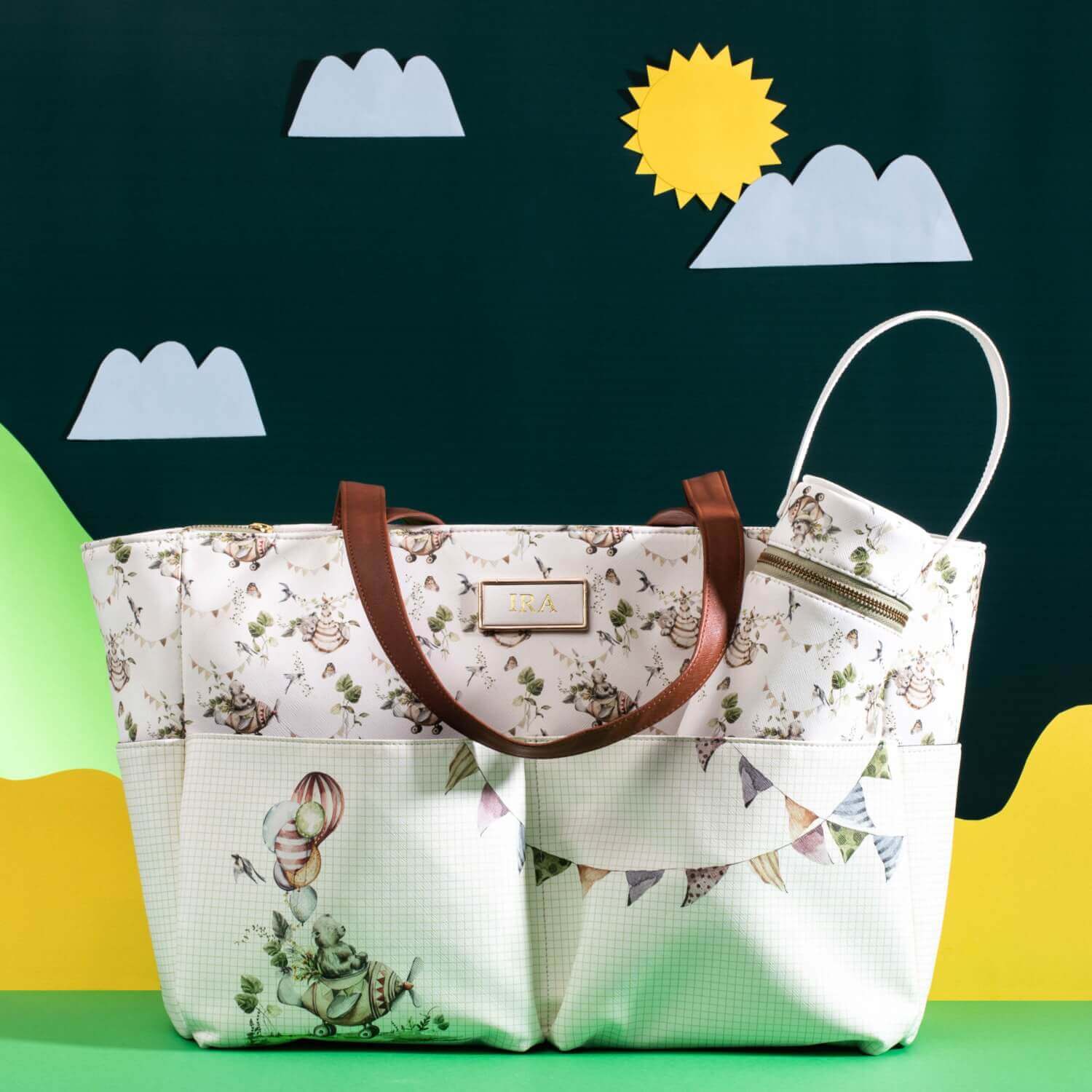 Forest Friends Diaper Bag for Mothers