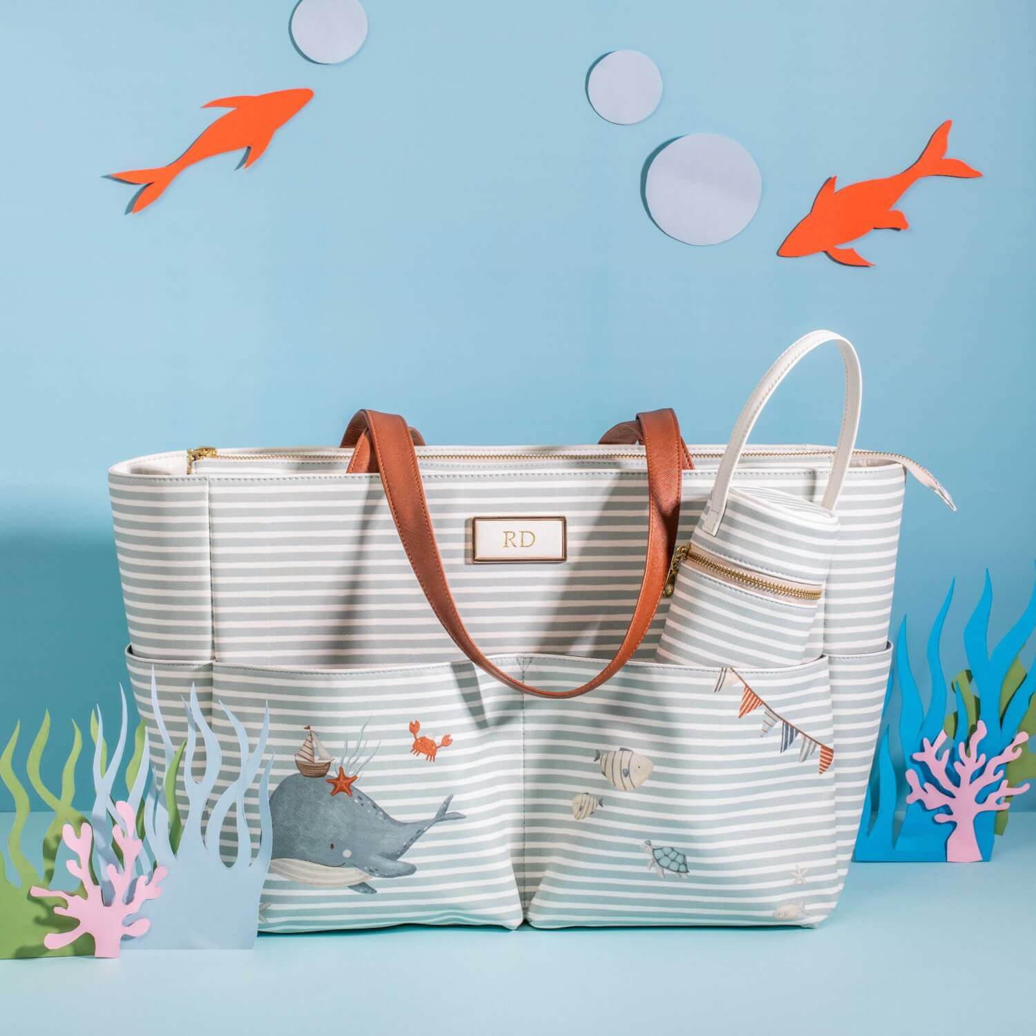 Underwater Wonderland Diaper Bag for Mom