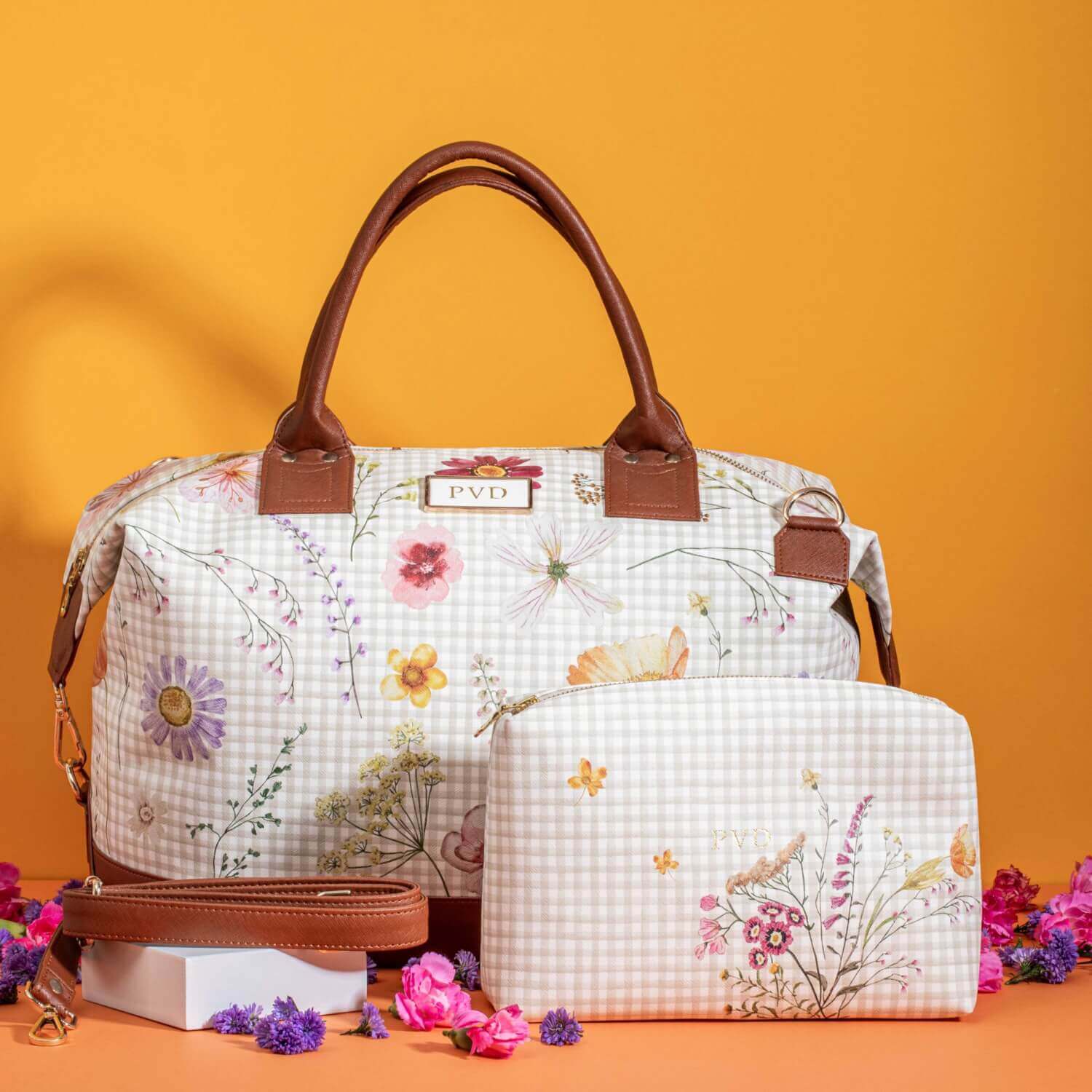 Pressed In Time Duffle Bag