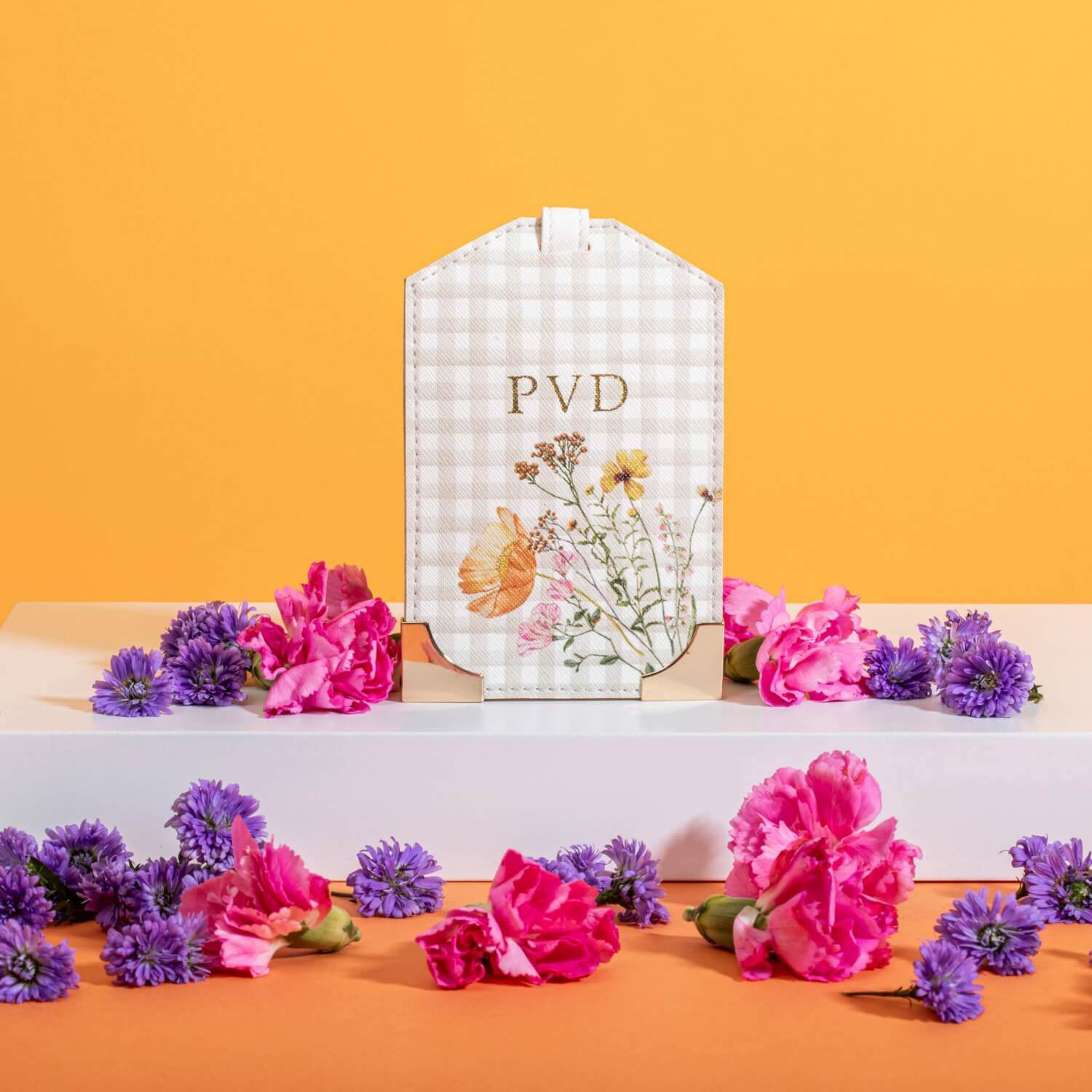 Pressed In Time Luggage Tag 1 Pressed In Time Luggage Tag