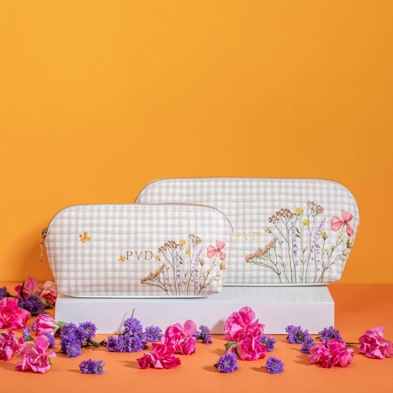 Pressed In Time Makeup Wide Base Pouches