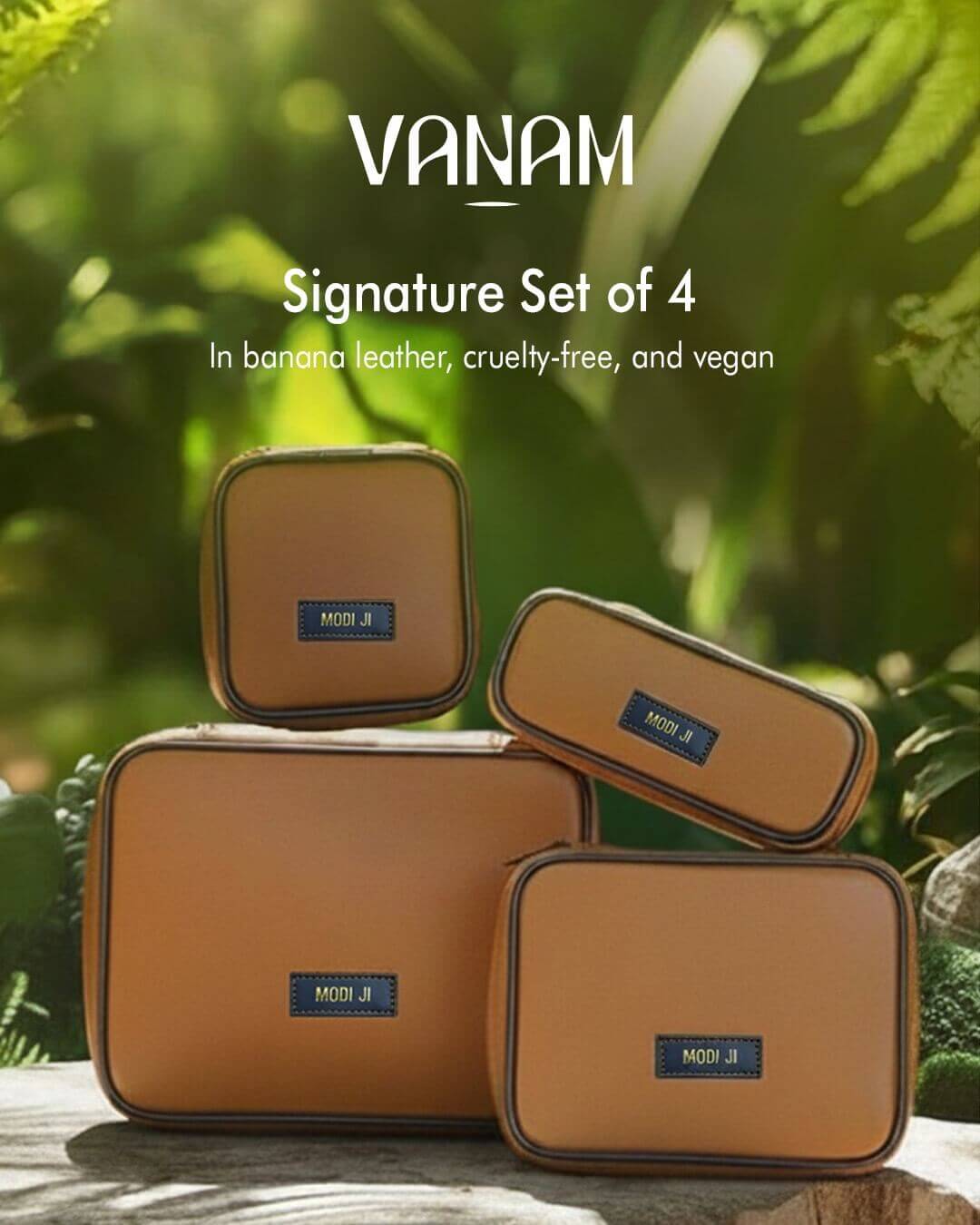 Tan Signature Set Of 4
